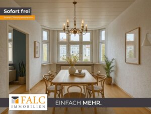 Lichtdurchfluteter Altbau-Traum mit Kamin und Gartennutzung